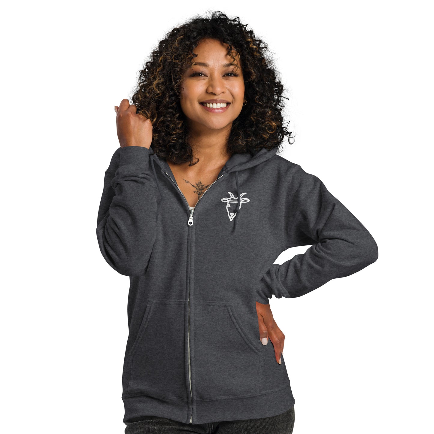 Goat Run Club™ Unisex Zip Hoodie