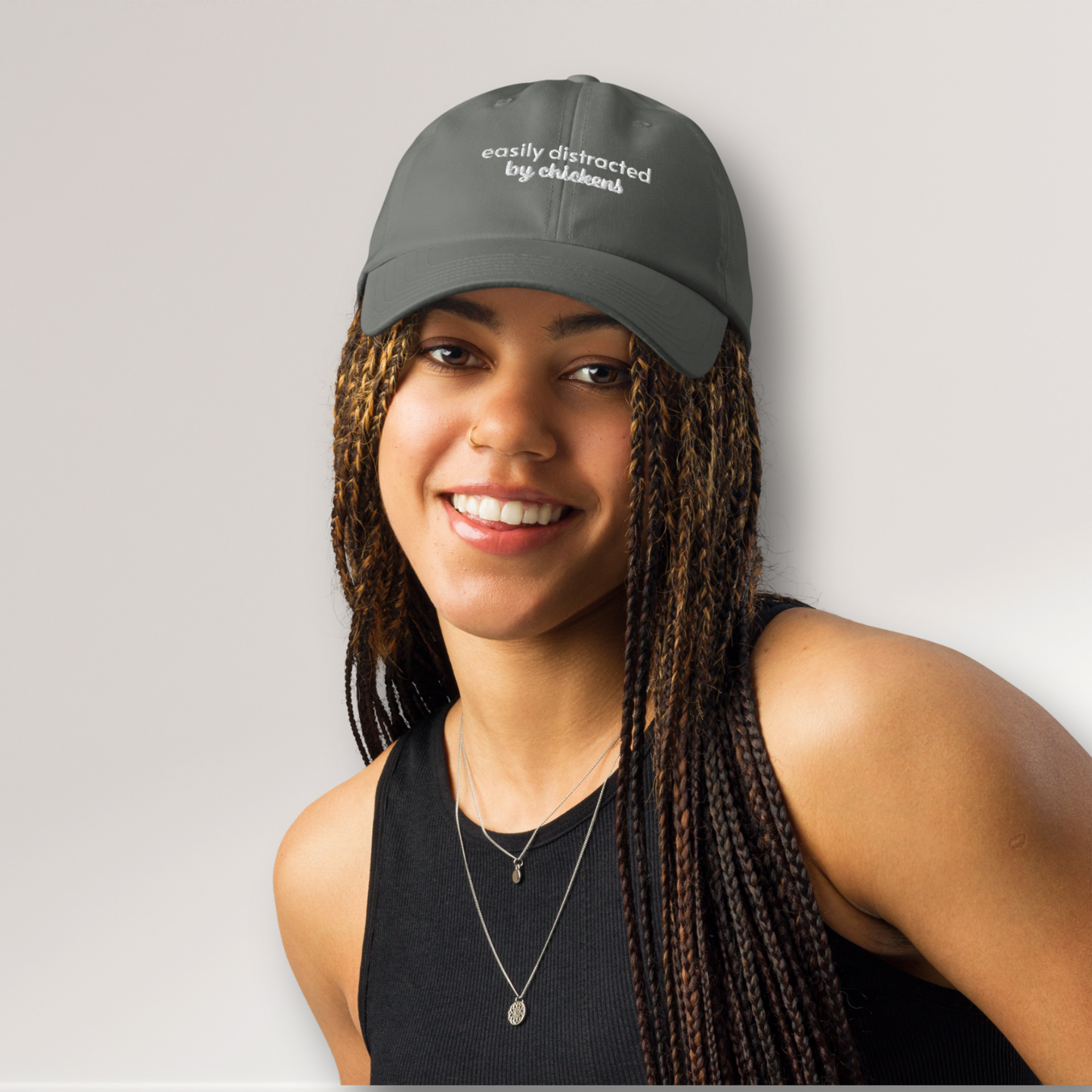 Easily Distracted By Chickens Under Armour® Dad Hat