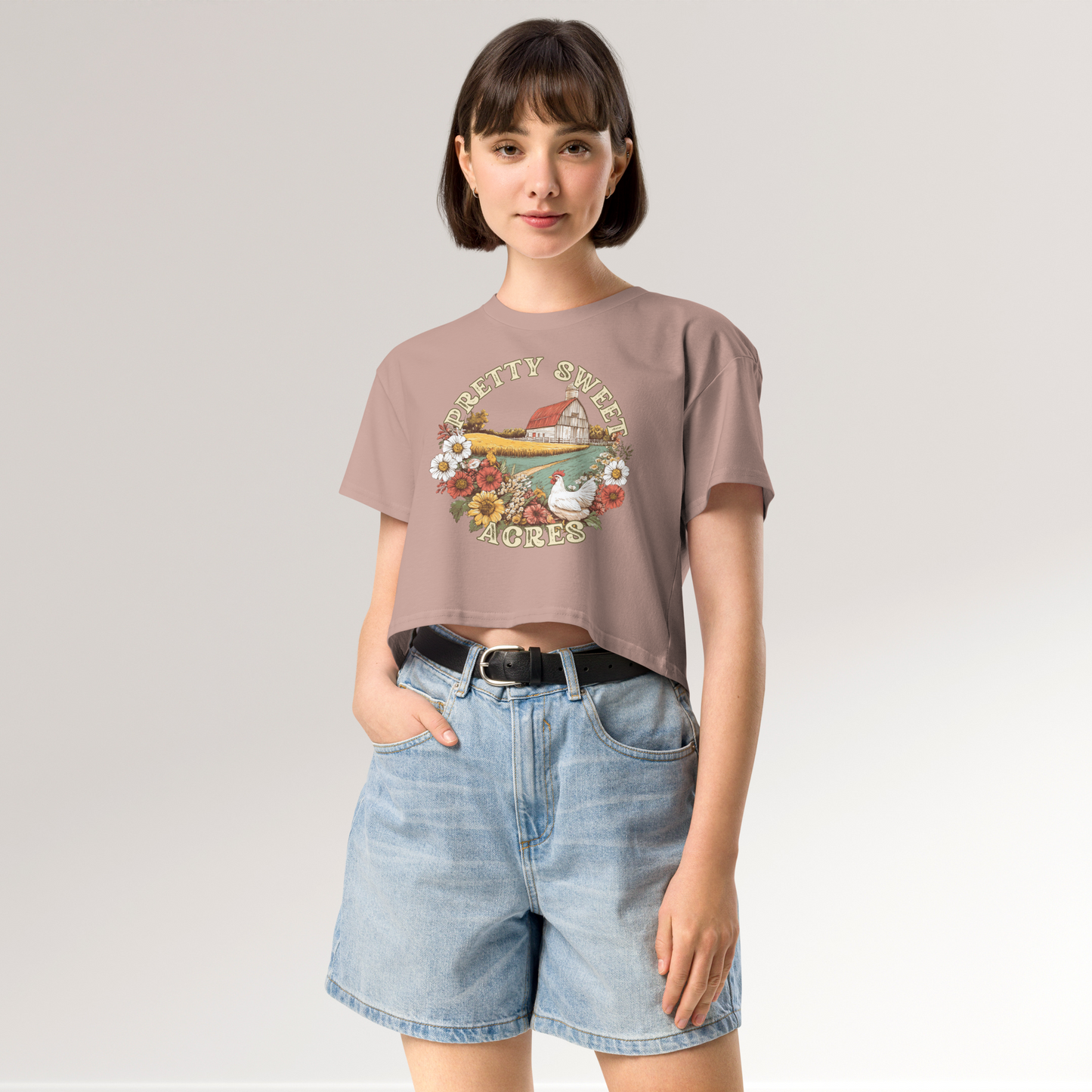 Pretty Sweet Acres Women’s Crop Top