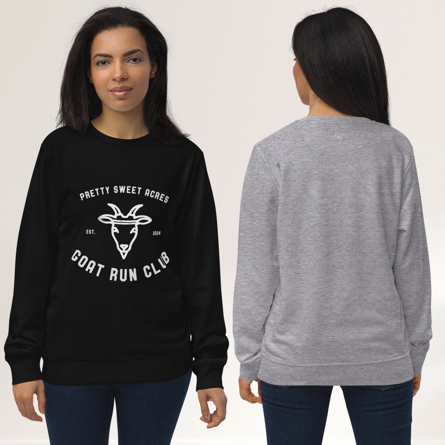 Goat Run Club™ Unisex organic sweatshirt