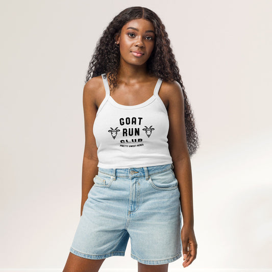 Double the Fun Goat Run Club™ Micro-Rib Tank