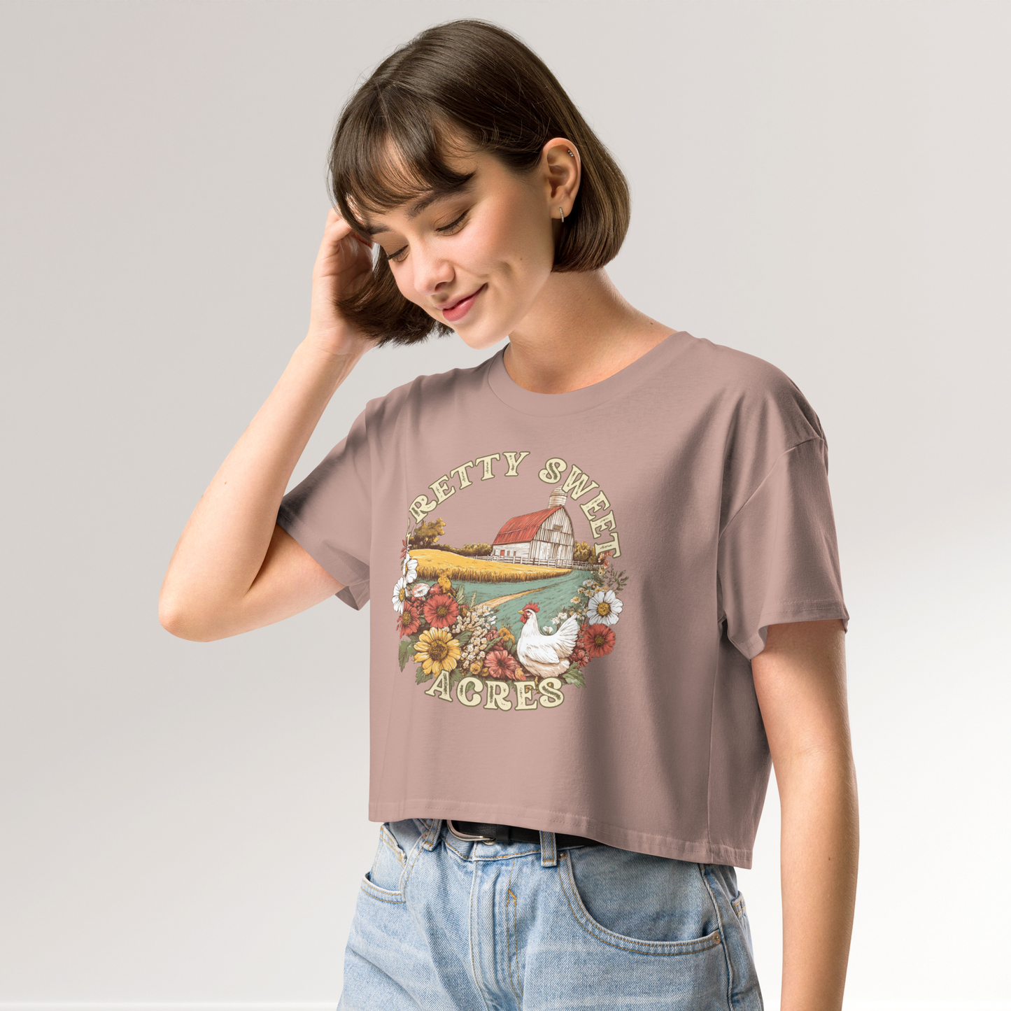 Pretty Sweet Acres Women’s Crop Top