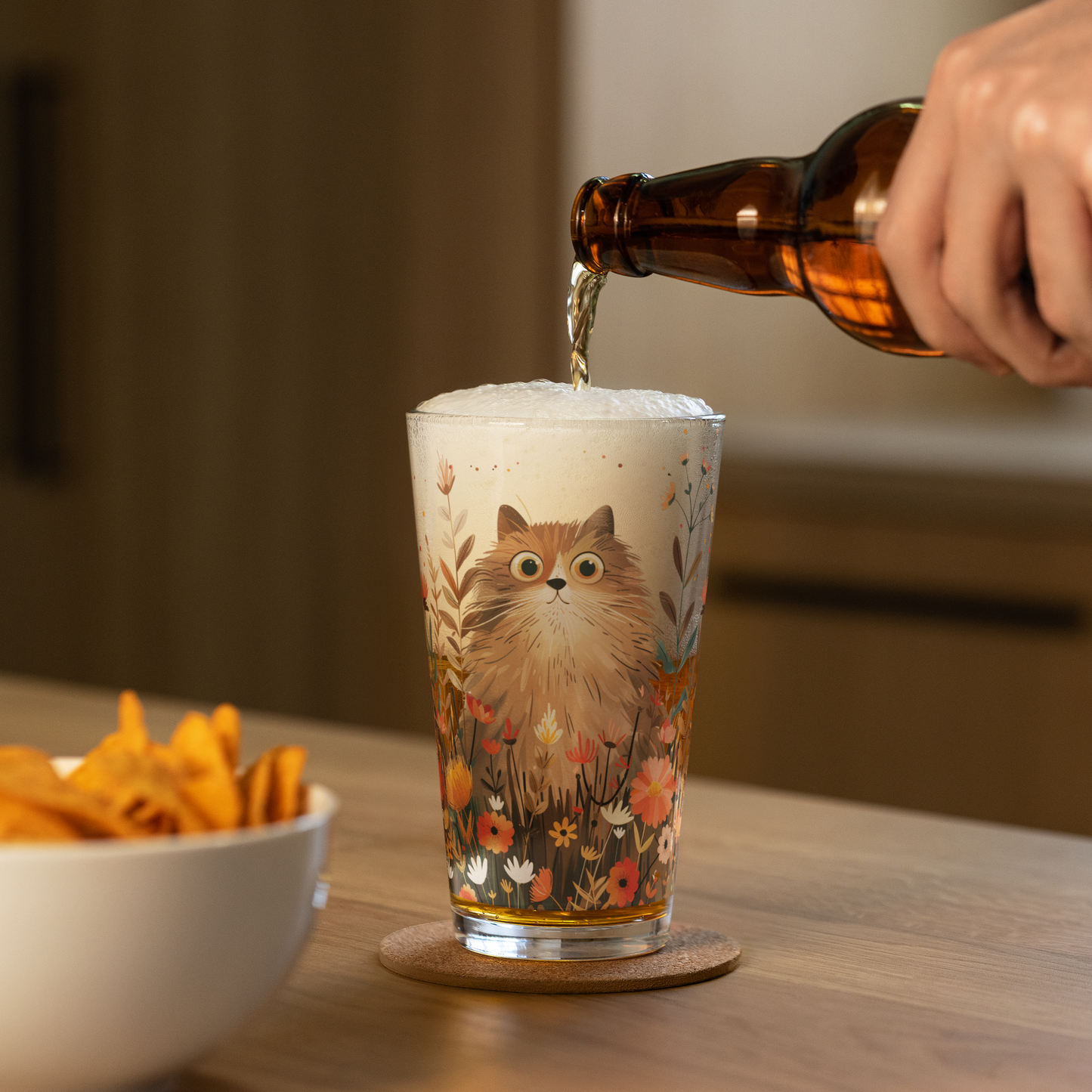 Cute Cute Cat Pint Glass