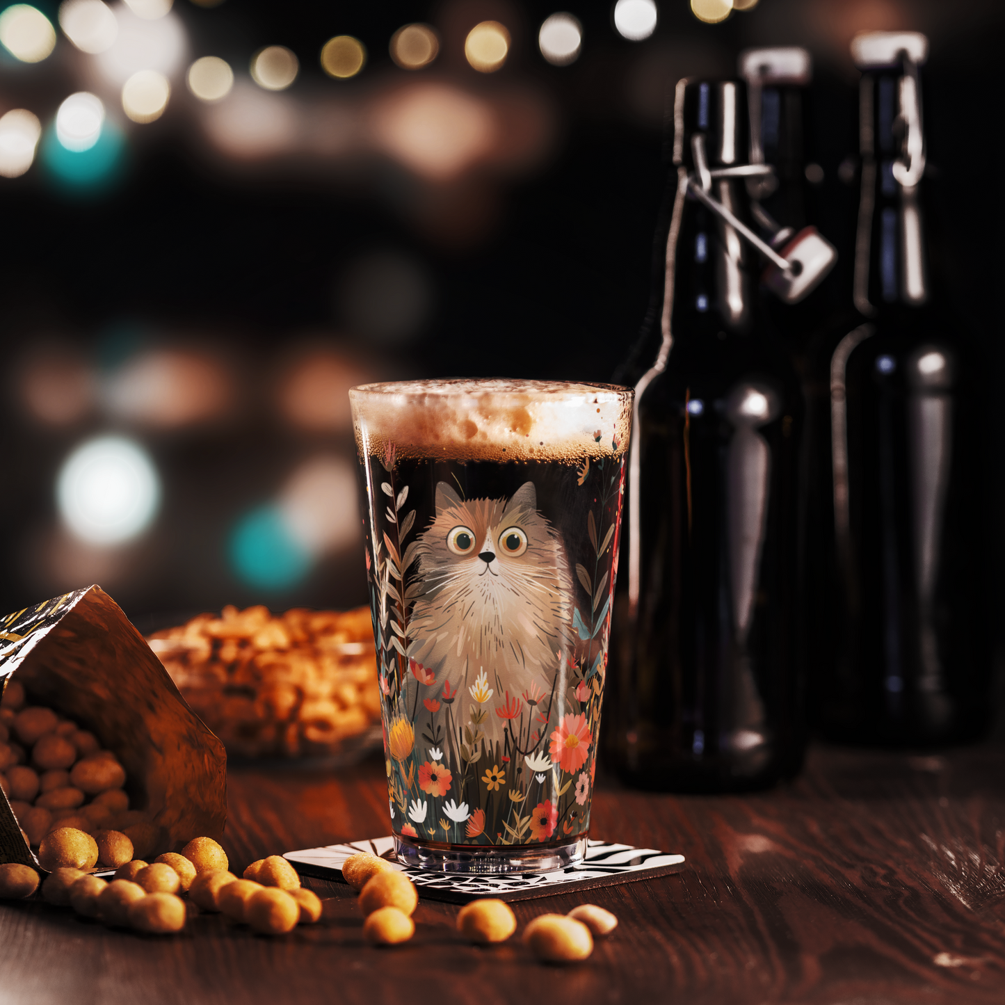 Cute Cute Cat Pint Glass