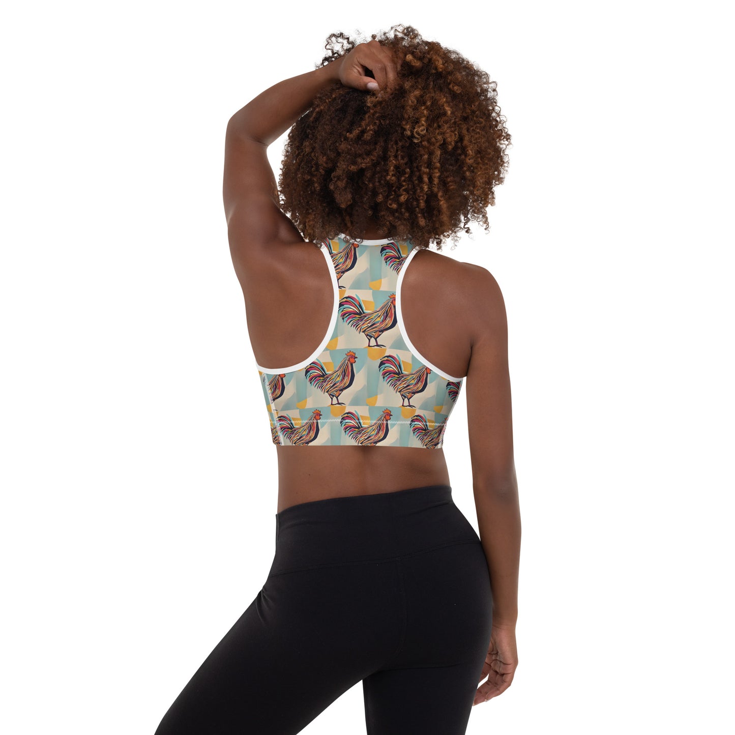 Funky Chicken Padded Sports Bra