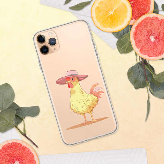 Silly Chicken Clear Case for iPhone®