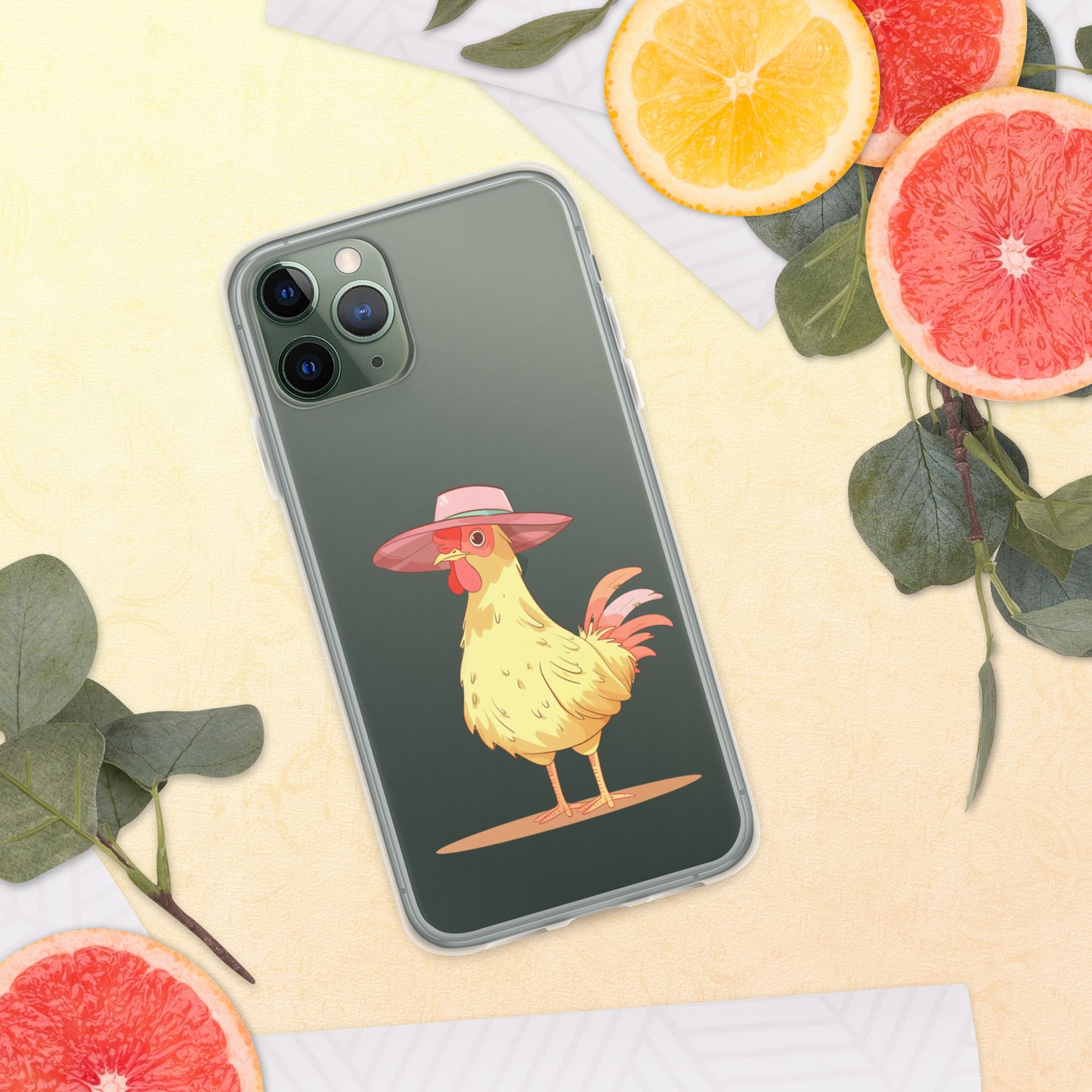 Silly Chicken Clear Case for iPhone®