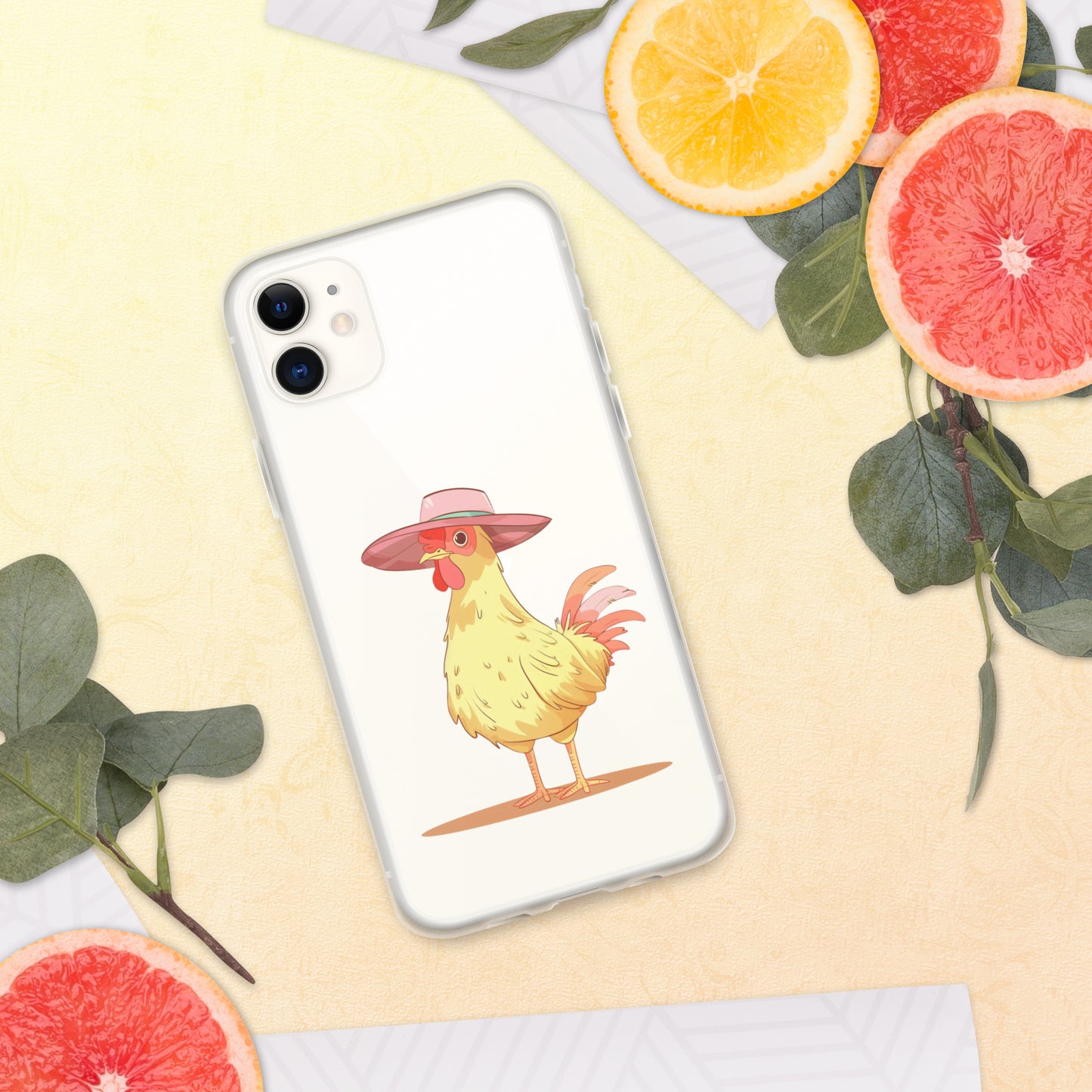 Silly Chicken Clear Case for iPhone®