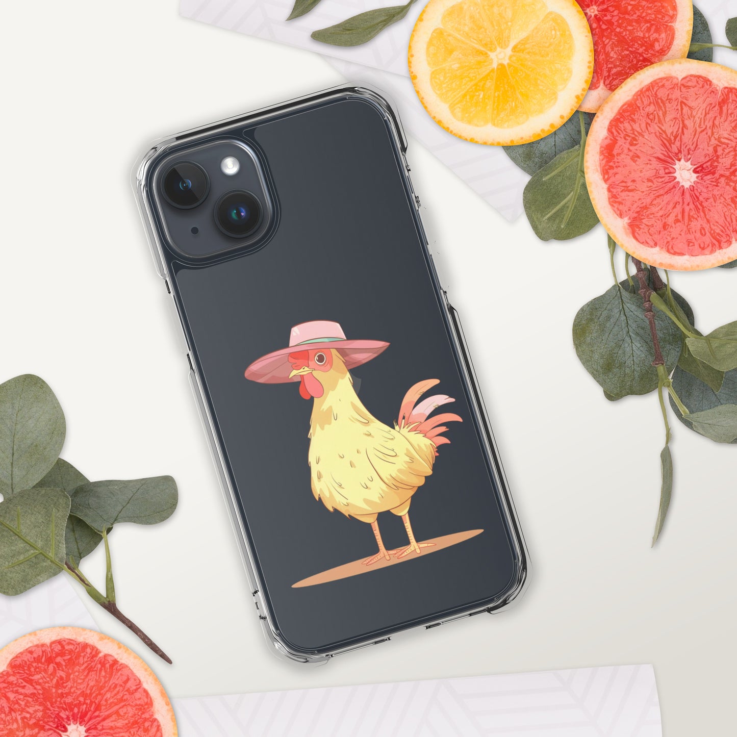 Silly Chicken Clear Case for iPhone®