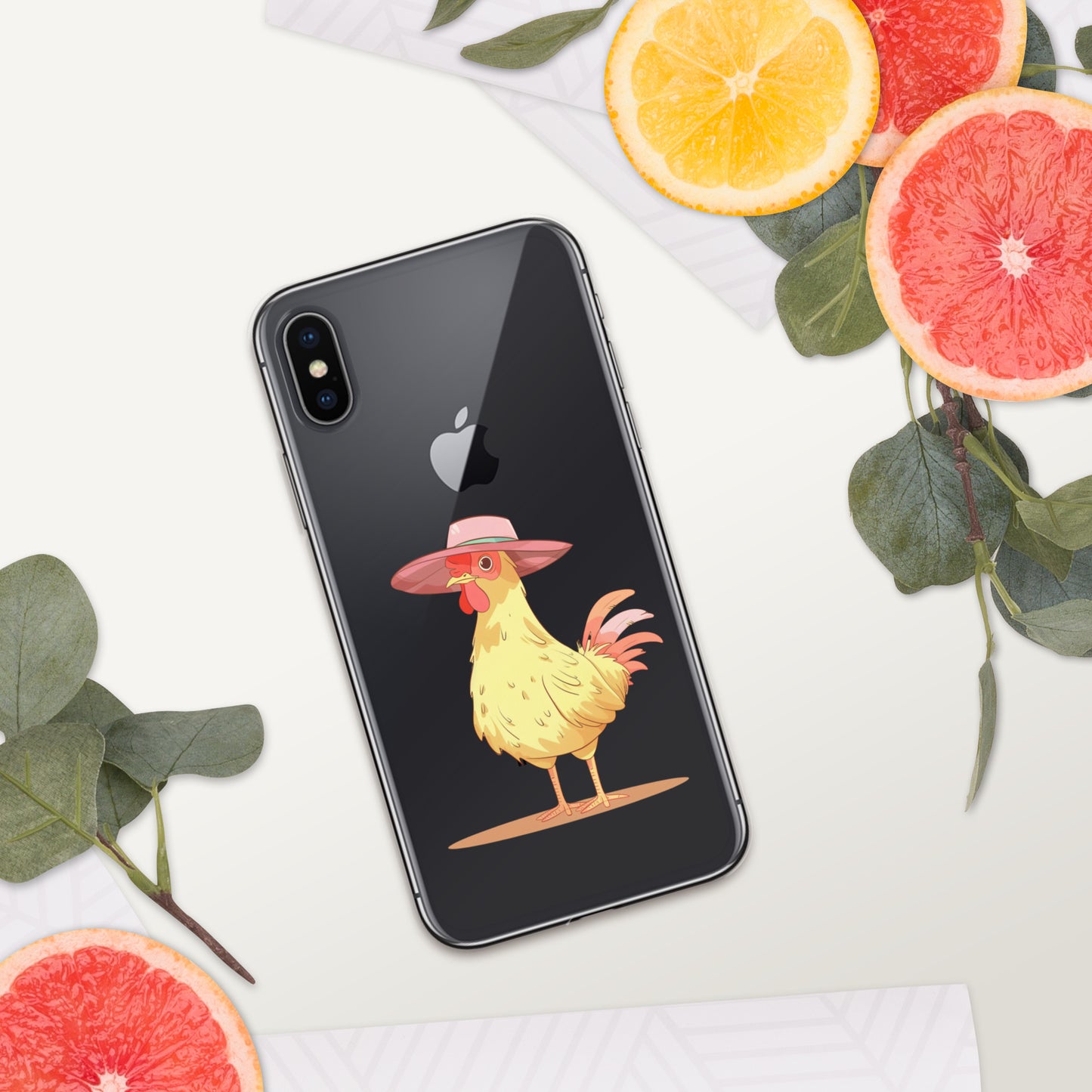 Silly Chicken Clear Case for iPhone®