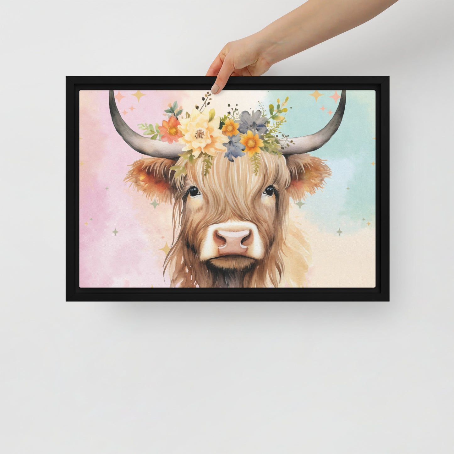 Highland Cow Canvas