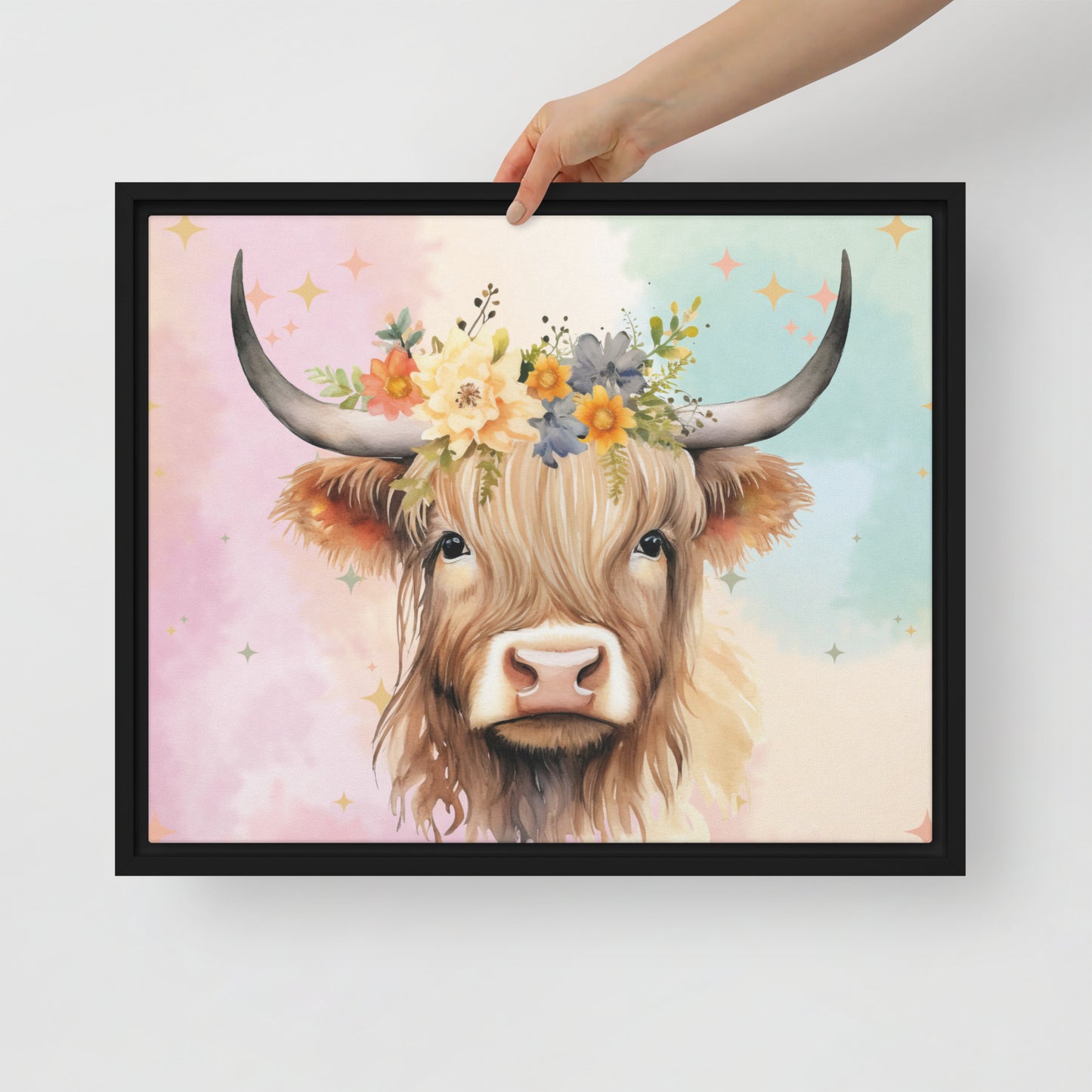 Highland Cow Canvas