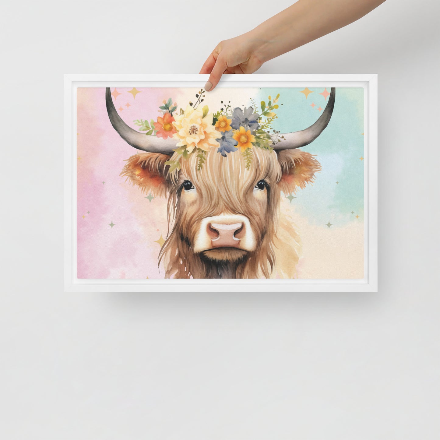 Highland Cow Canvas