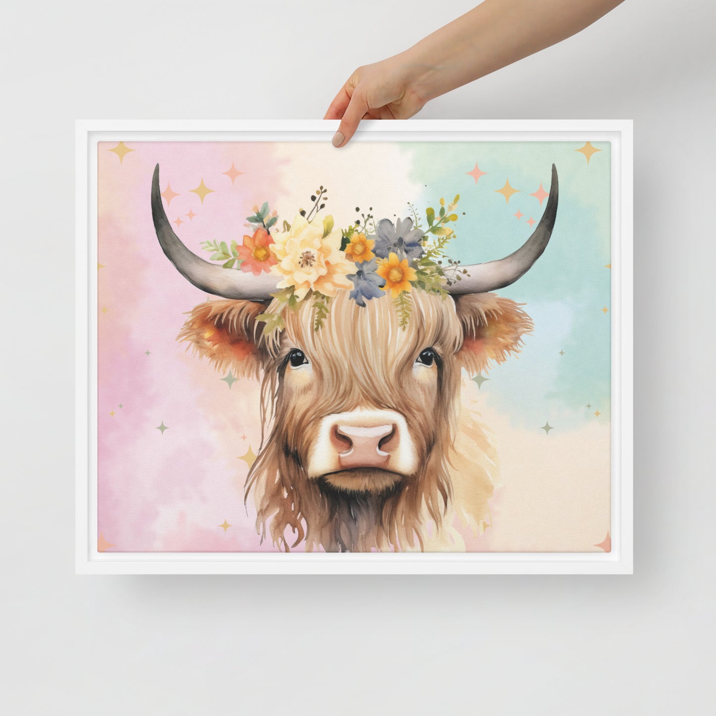 Highland Cow Canvas