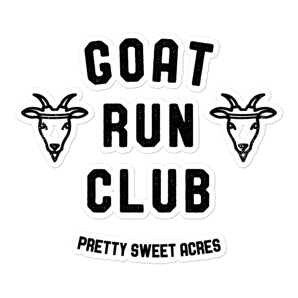 Goat Run Club™ Vinyl Sticker - V2