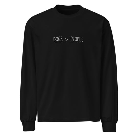 Dogs > People Premium Long Sleeve