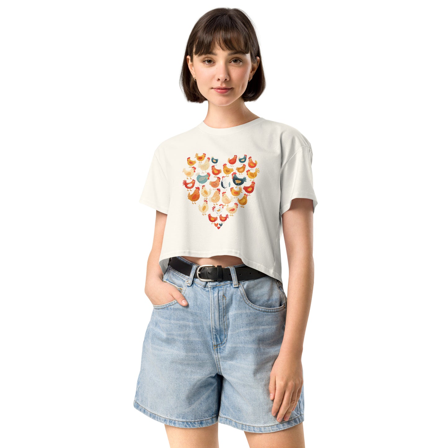 Heart of the Chicken Crop Top