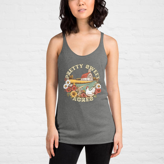 Pretty Sweet Acres Women's Racerback Tank